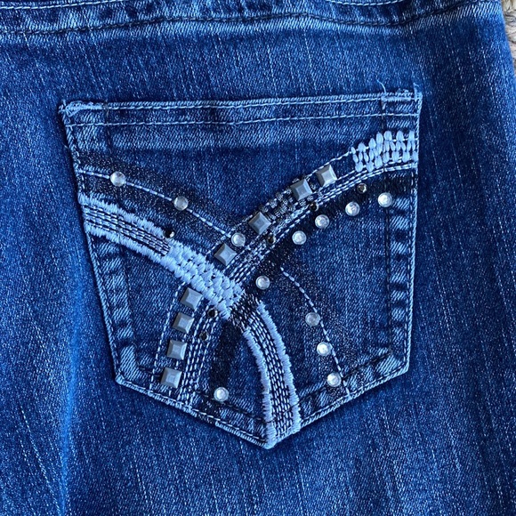 D Denim Dark Wash Skinny Jeans, Size 7 - Picture 8 of 8